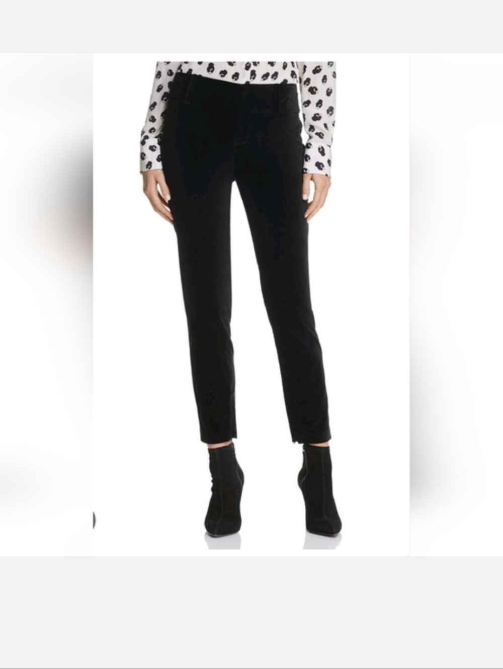 Alice + Olivia stacey slim velvet ankle pants - Picture 12 of 14